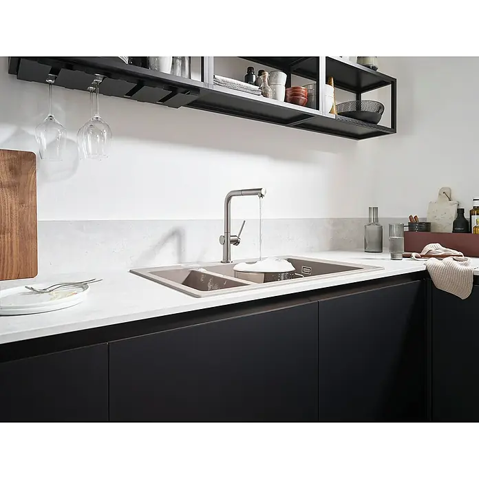 Hansgrohe Grifo de cocina Talis M54 - Cromo, Brillante, Grifo extraíble - Foto ambiente