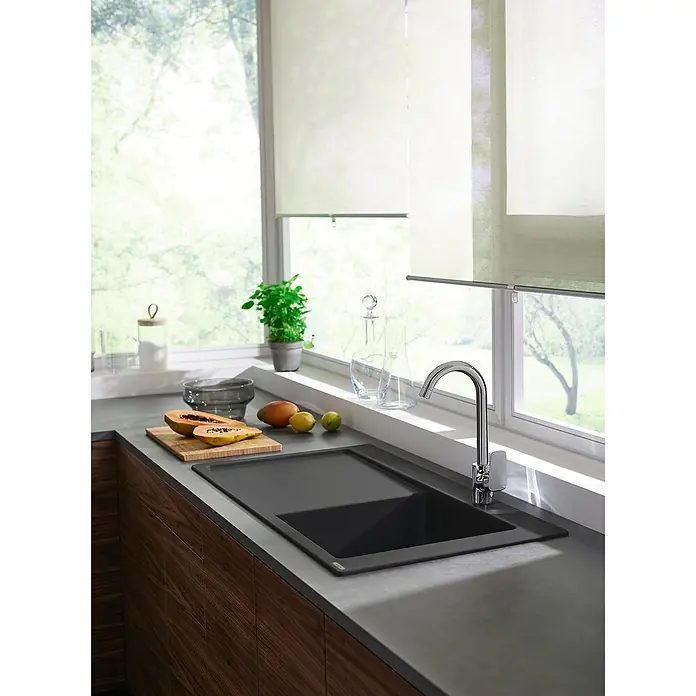 Hansgrohe Grifo de cocina MyCube L - Cromo, Brillante, Caño giratorio - Foto ambiente
