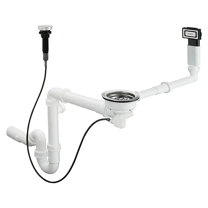 Hansgrohe Válvula para fregadero automática 1 cubeta - 1½" - Vista angular