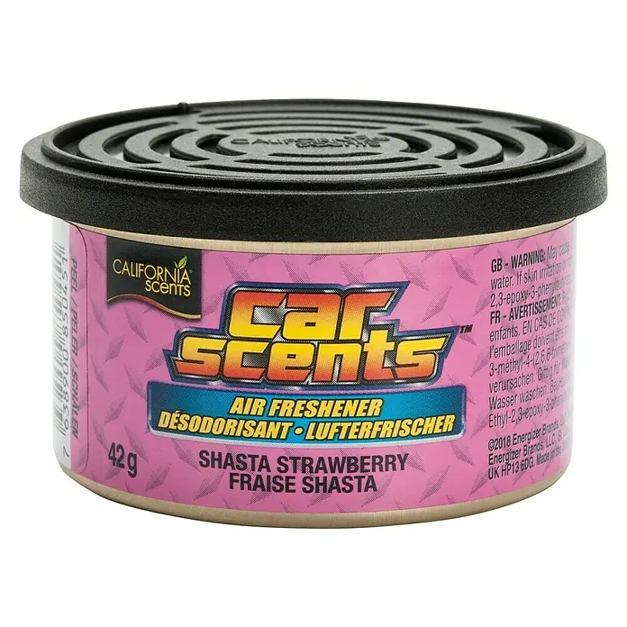 Ambientador de coche California Scents - Fresa, 42 g - Vista frontal