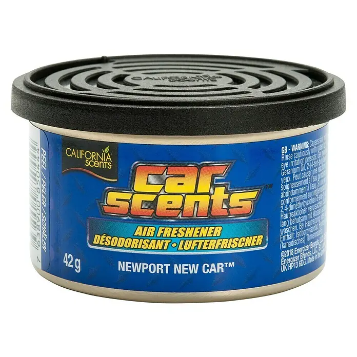 Ambientador de coche California Scents - New Car, 42 g - Vista frontal