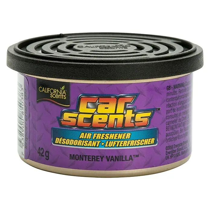 Ambientador de coche California Scents - Vainilla, 42 g - Vista frontal
