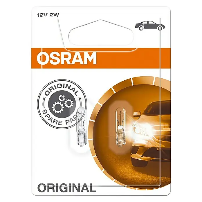 Osram Luz de posición Original - W2x4:6d, 2 W, 2 ud. - Vista frontal