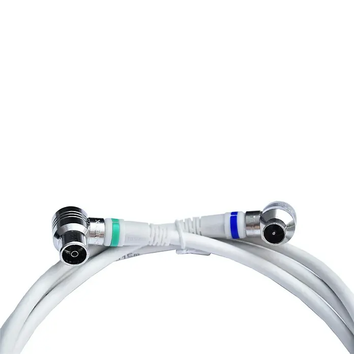 Technetix Coaxkabel 3 m - 3 m, Rond - Close-up