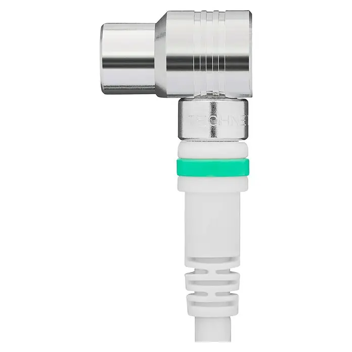 Technetix Coaxset kabel met 4 adapter - Rond, 1,5 m - Vooraanzicht