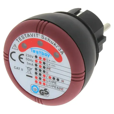 Contactdoostester Testavit Schuki 3A