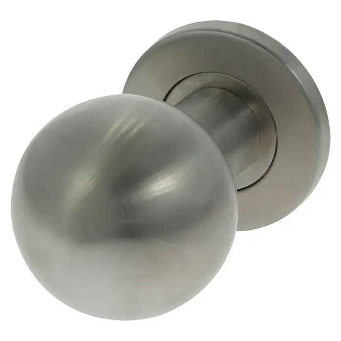 Deurgreep RVS - Roestvrij staal, 52 mm - Diagonaal zicht