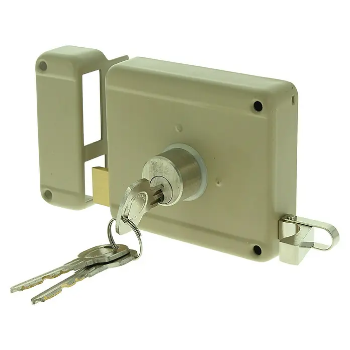 Yale Oplegslot 634 linkssluitend - Aantal sleutels: 3 st., 31 mm - Diagonaal zicht