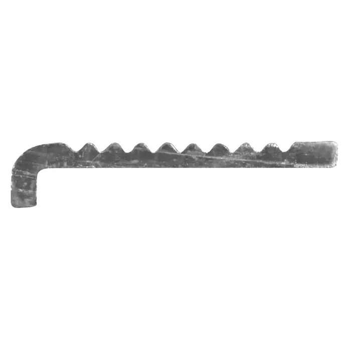Trapprofiel Alu - l x b x h: 200 cm x 25 mm x 6 mm, Aluminium, Grijs - Bovenaanzicht