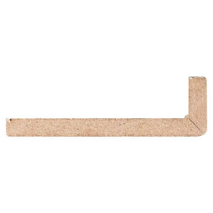 Overzetplint Wit - 240 cm x 65 mm x 20 mm, Wit - Vooraanzicht