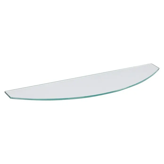 Storemax Glazen schap Trendo helder - 0,6 x 15 cm - Diagonaal zicht