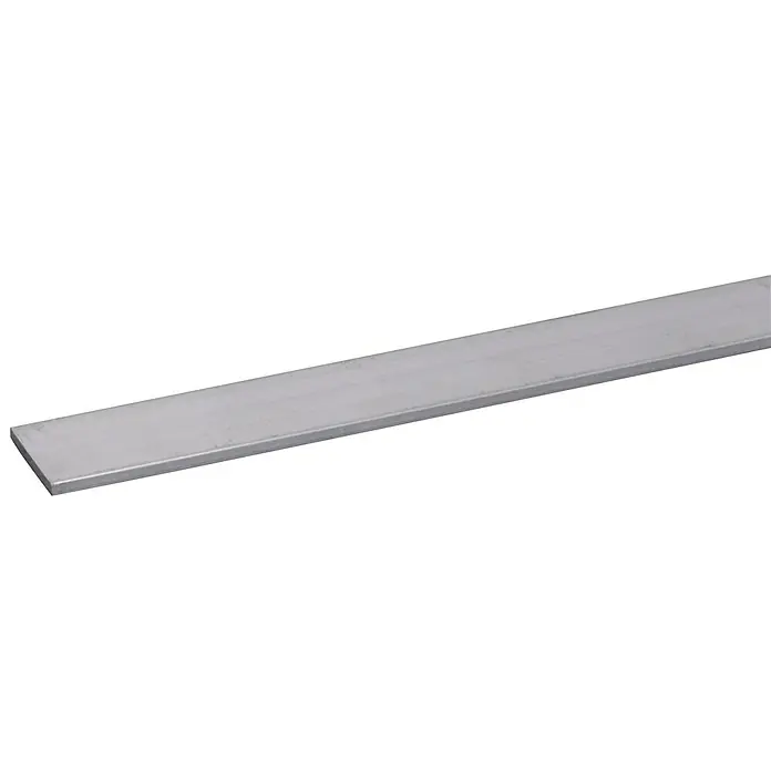 Afdekprofiel Alu - l x b x h: 200 cm x 15 mm x 2 mm, Aluminium, Grijs - Close-up