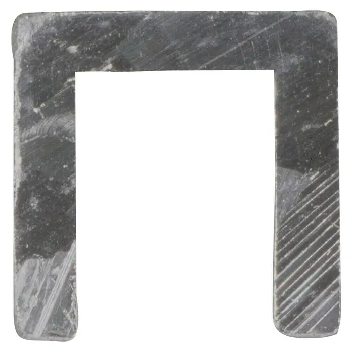 U-profiel Alu 200 cm - l x b x h: 200 cm x 10 mm x 10 mm, Aluminium, Grijs - Vooraanzicht