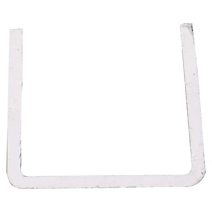 U-profiel Plaat < 18 mm - l x b x h: 260 cm x 21 mm x 18 mm, Kunststof, Wit - Vooraanzicht