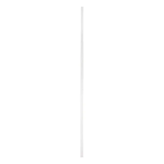 Profiel Schuif Bovenrail Diep 10 mm - l x b x h: 260 cm x 26 mm x 15 mm, Kunststof, Wit - Vooraanzicht