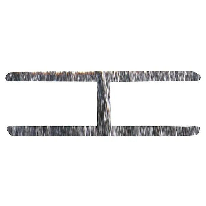 H-profiel Alu 200 cm - l x b x h: 200 cm x 30 mm x 10 mm, Aluminium, Grijs - Vooraanzicht