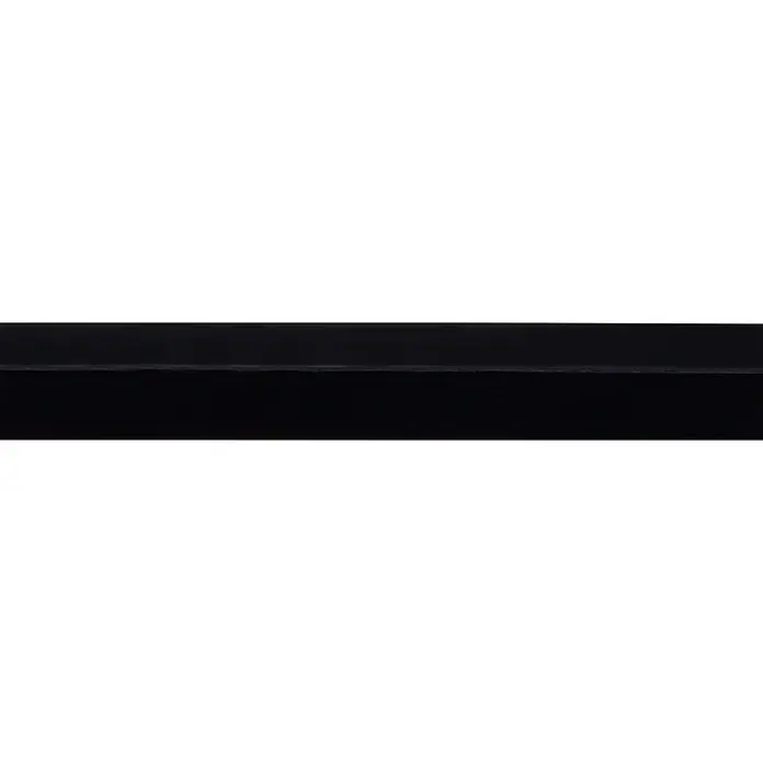 Hoekprofiel Zwart 260 cm - l x b x h: 260 cm x 15 mm x 15 mm, Kunststof - Close-up
