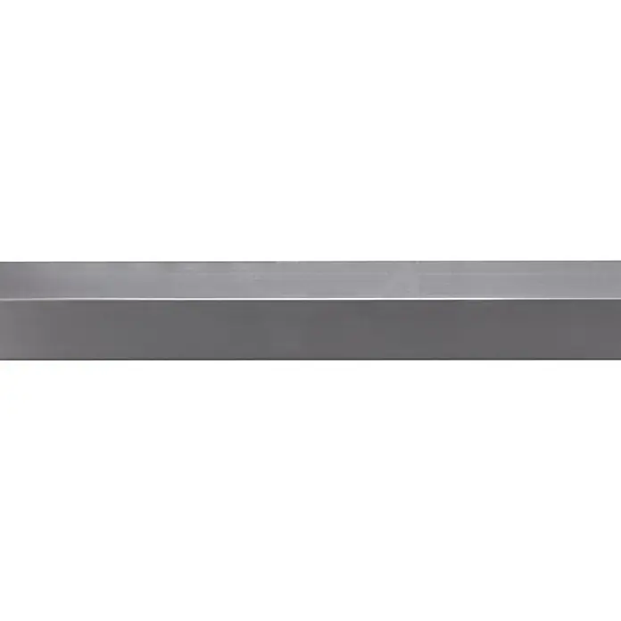 Buis Vierkant Alu 20 x 20 mm - l x b x h: 200 cm x 20 mm x 20 mm, Aluminium, Grijs - Close-up