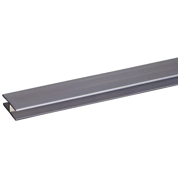 H-profiel Alu 200 cm - l x b x h: 200 cm x 30 mm x 10 mm, Aluminium, Grijs - Close-up