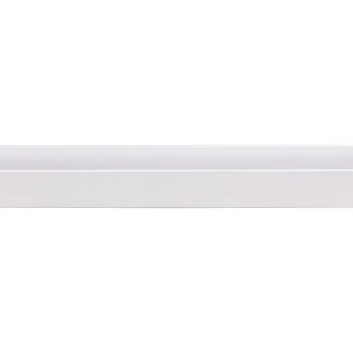 U-profiel Plaat < 18 mm - l x b x h: 260 cm x 21 mm x 18 mm, Kunststof, Wit - Close-up