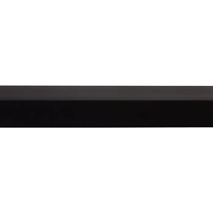 Hoekprofiel Zwart 260 cm - l x b x h: 260 cm x 20 mm x 20 mm, Kunststof - Close-up
