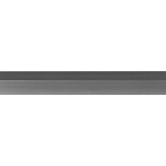 Hoekprofiel Alu - l x b x h: 200 cm x 15 mm x 15 mm, Aluminium, Grijs - Close-up