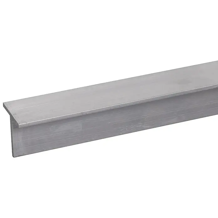 T-profiel Alu - l x b x h: 200 cm x 20 mm x 20 mm, Aluminium, Grijs - Close-up