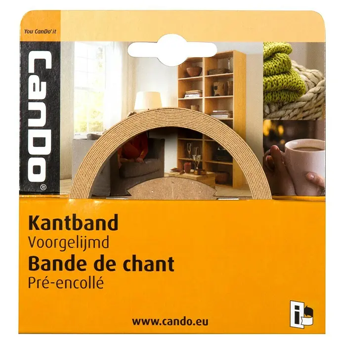 CanDo Band Universeel Kantband 24 mm - Lengte: 2,8 m, 24 mm - Vooraanzicht