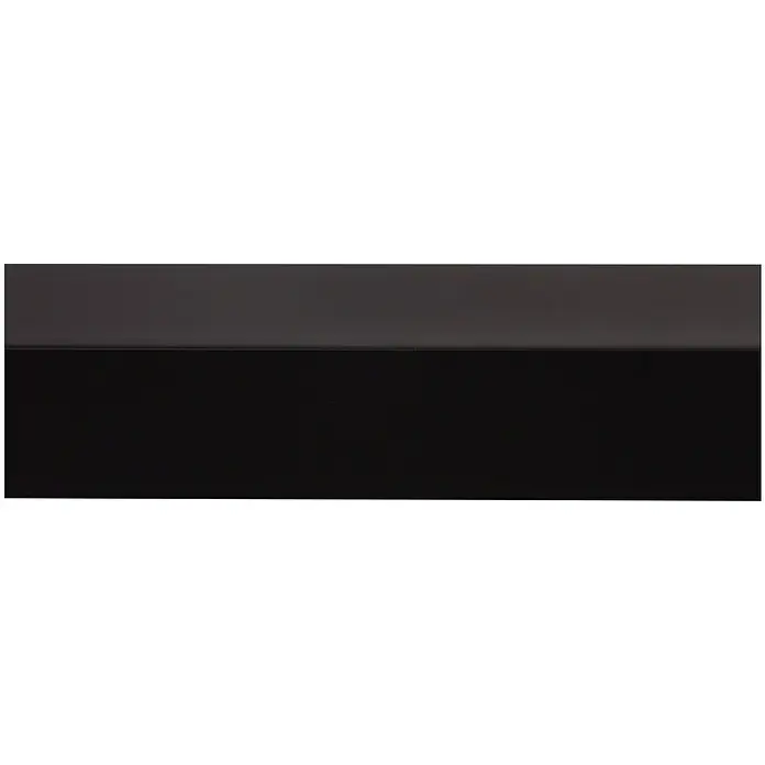Hoekprofiel Zwart 260 cm - l x b x h: 260 cm x 30 mm x 30 mm, Kunststof - Close-up