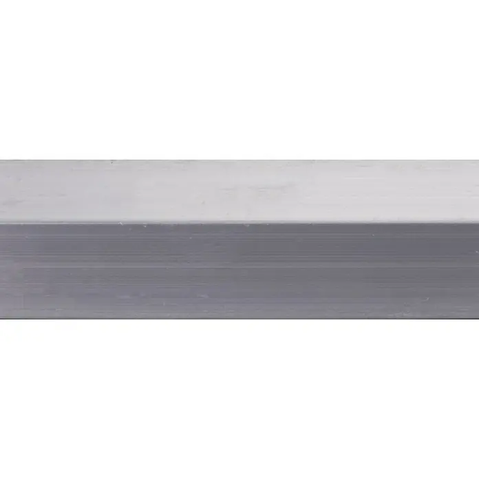 Hoekprofiel Alu - l x b x h: 200 cm x 20 mm x 20 mm, Aluminium, Grijs - Close-up
