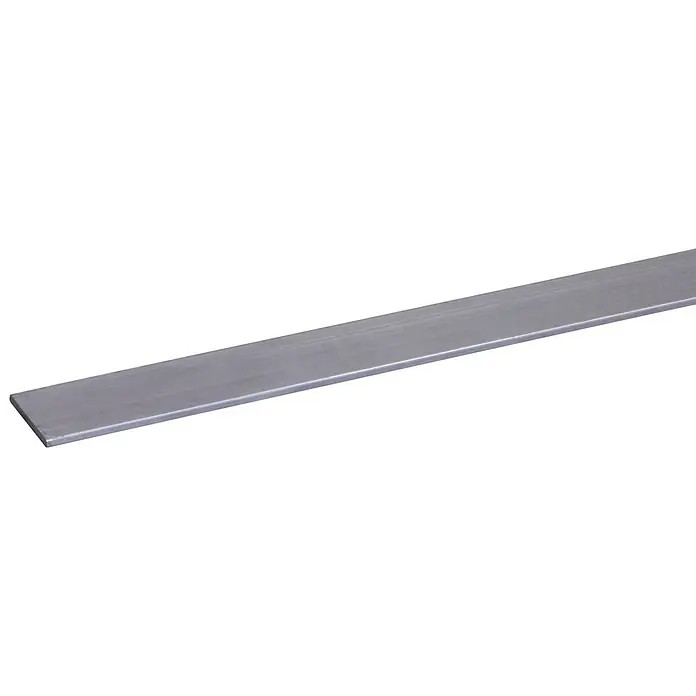 Afdekprofiel Alu - l x b x h: 200 cm x 20 mm x 2 mm, Aluminium, Grijs - Close-up