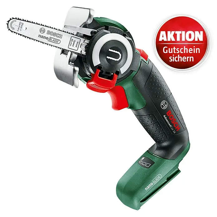 Bosch 18 V Power for All Sierra NanoBlade AdvancedCut 18 - Número de revoluciones de marcha en vacío: 7.000 r.p.m., 18 V, Sin batería - Vista angular