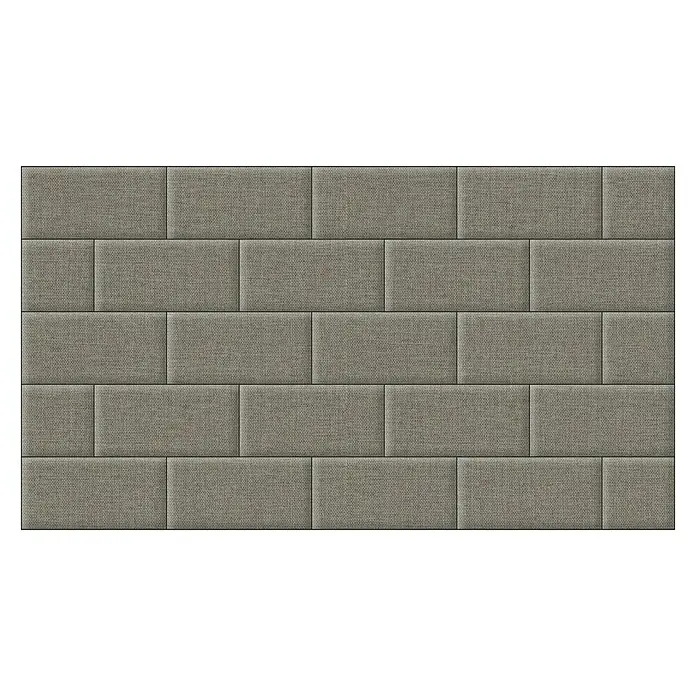 Fllow Deko-Wandpolster Set Inari A1 - 270 x 150 cm, Taupe - Draufsicht