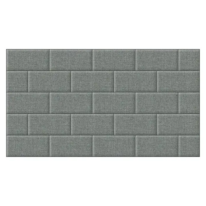 Fllow Deko-Wandpolster Set Inari A1 - 270 x 150 cm, Grau - Draufsicht