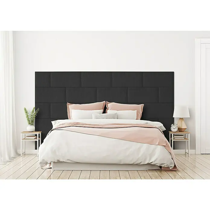 Fllow Deko-Wandpolster Set Inari A1 - 270 x 150 cm, Anthrazit - Stimmungsaufnahme