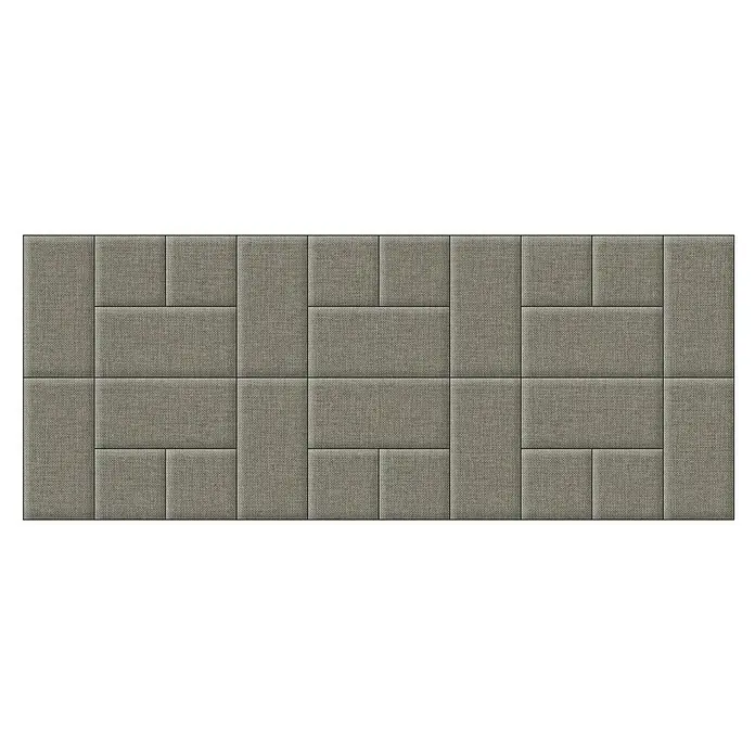 Fllow Deko-Wandpolster Set Inari A2 - 270 x 150 cm, Taupe - Draufsicht