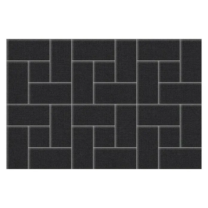Fllow Deko-Wandpolster Set Inari A4 - 270 x 150 cm, Anthrazit - Draufsicht