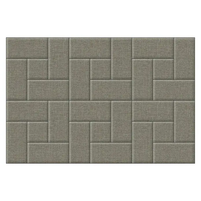 Fllow Deko-Wandpolster Set Inari A4 - 270 x 150 cm, Taupe - Draufsicht