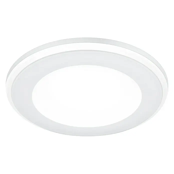 Trio Lighting Downlight LED empotrable redondo Aura - 5 W, Ø x Al: 82 mm x 4 cm, Blanco - Vista ascendente