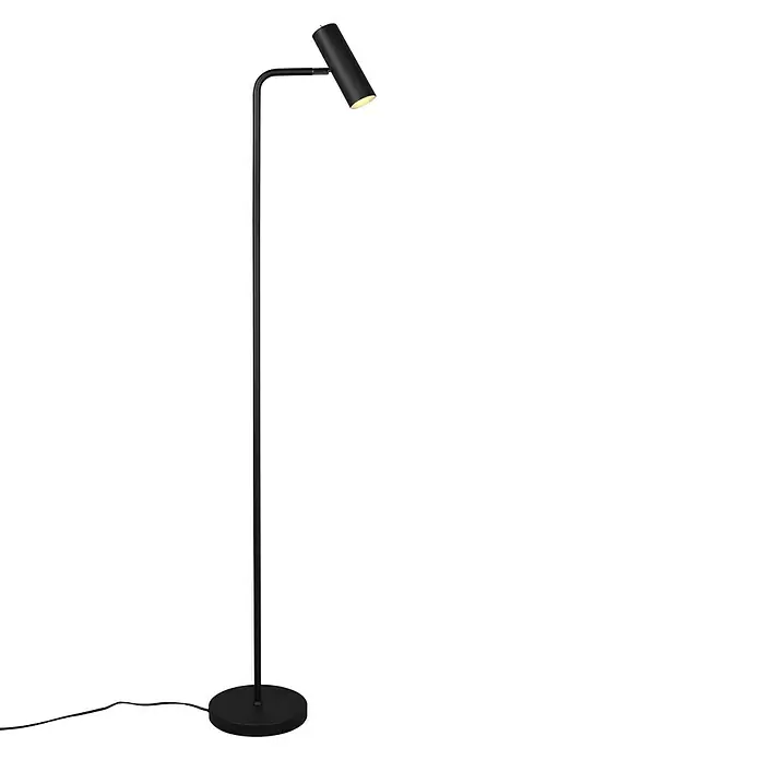 Trio Lighting Marley Lámpara de pie - 5 W, Altura: 151 cm, Negro, GU10 - Vista angular