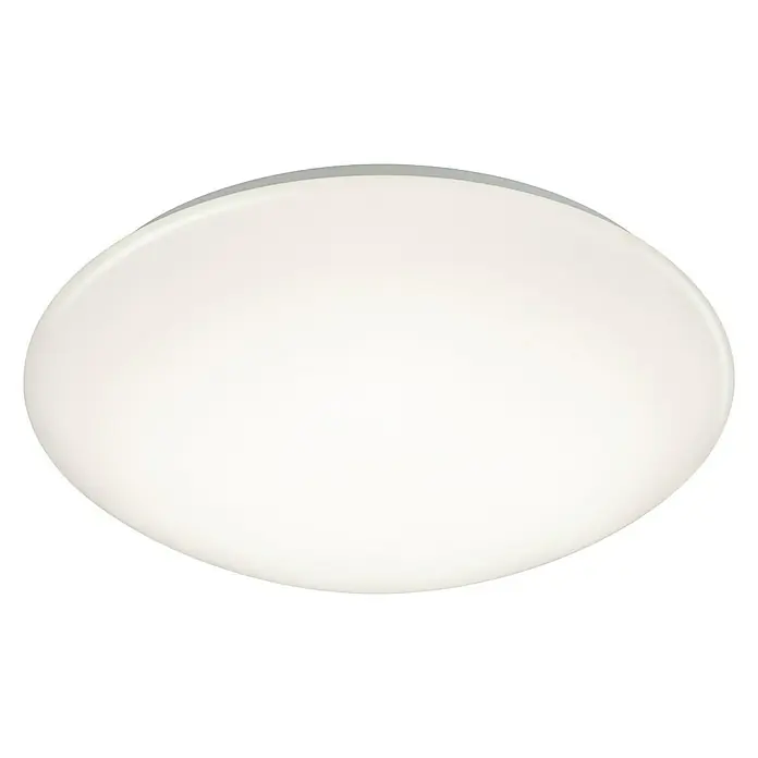 Trio Lighting Plafón LED redondo Lukida - 18 W, Ø x Al: 380 mm x 10 cm, Blanco, Blanco cálido - Vista ascendente