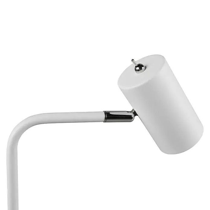 Trio Lighting Marley Lámpara de sobremesa redonda - 5 W, Ø x Al: 120 mm x 45 cm, Blanco, GU10 - Vista de perfil derecho