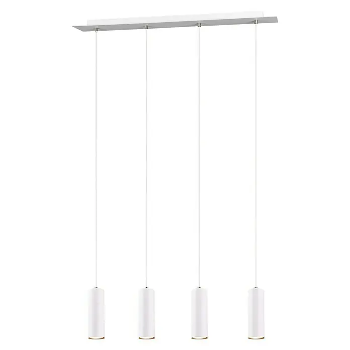 Trio Leuchten Marley Visilica - 140 W, D x Š x V: 9 x 75 x 150 cm, Bijele boje, GU10 - Pogled sprijeda