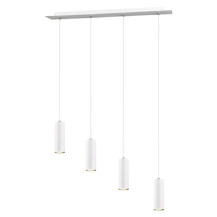 Trio Leuchten Marley Visilica - 140 W, D x Š x V: 9 x 75 x 150 cm, Bijele boje, GU10 - Pogled sprijeda