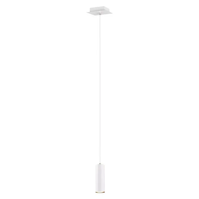 Trio Leuchten Marley Okrugla viseća svjetiljka - 35 W, Ø x V: 120 mm x 150 cm, Bijele boje, GU10 - Pogled sprijeda