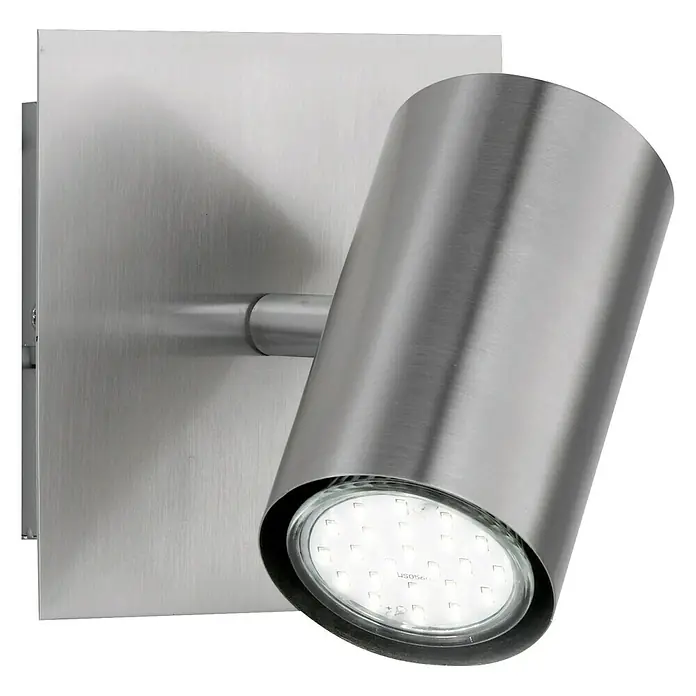 Trio Lighting Marley Foco de una luz - 15 W, L x An x Al: 12 x 12 x 15 cm, Níquel mate, GU10 - Vista angular