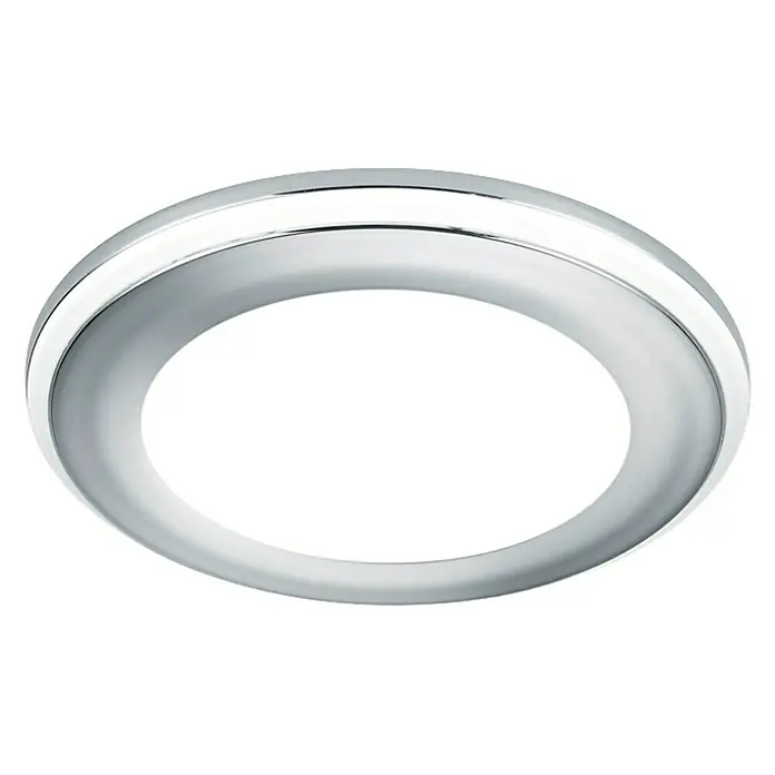 Trio Lighting Downlight LED empotrable redondo Aura - 5 W, Ø x Al: 82 x 4 cm, Cromo, Blanco cálido - Vista ascendente