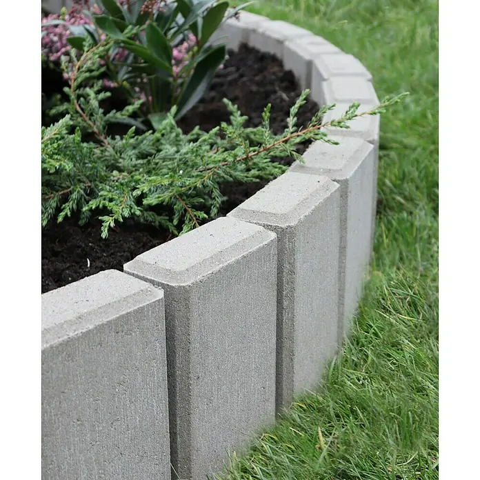 Kameni stup - 12,5 x 6 x 25 cm, Sive boje, Beton - Živopisni prikaz
