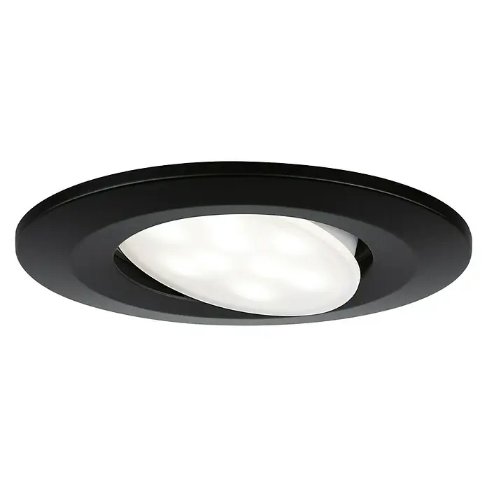 Paulmann LED süllyesztett világítás készlet Vali - 16,5 W, Fekete, 3 db, Meleg fehér, IP65 - Alulnézet