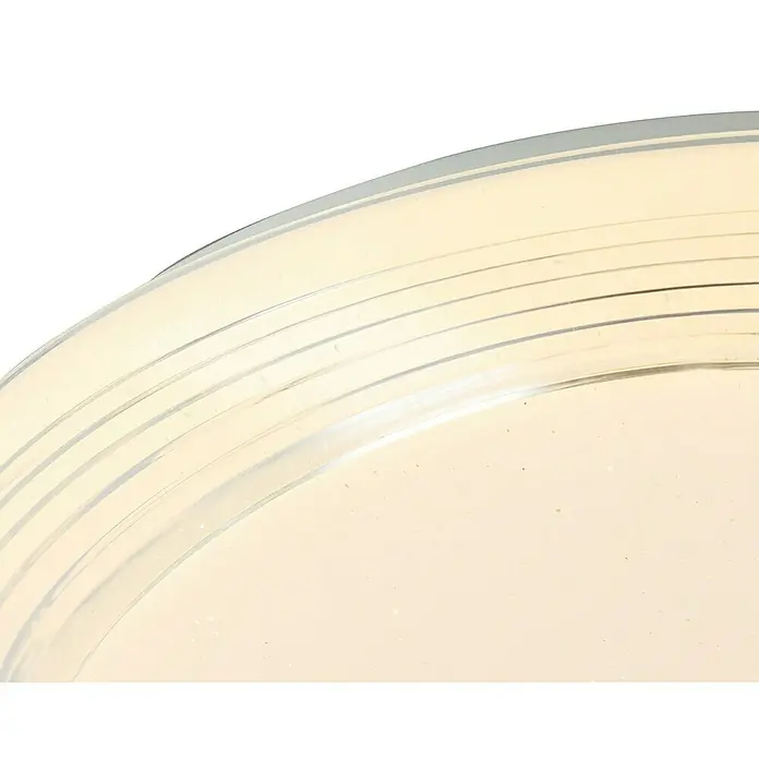 Lavida Led-plafondlamp, rond Barrea - 24 W, Ø x h: 400 mm x 10 cm, Wit - Close-up